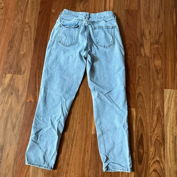 PacSun Sky Blue Denim Mom Jeans - Picture 2 of 4